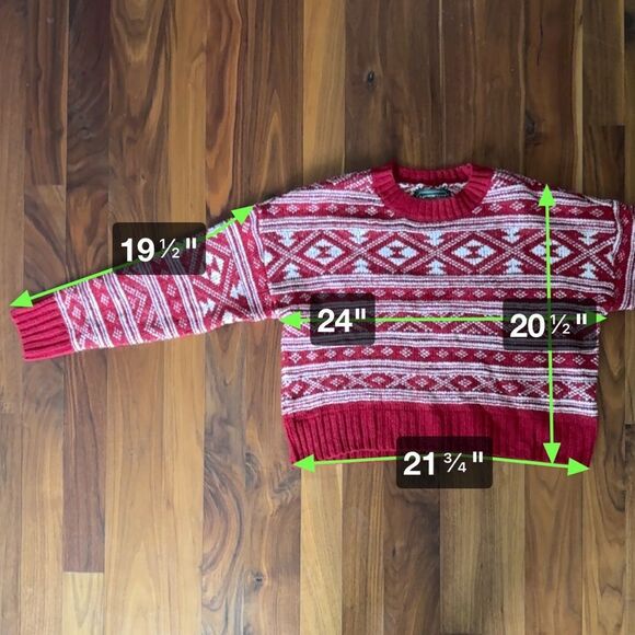 American Eagle Fairisle Sweater Christmas sz Medium NWT - Picture 10 of 10